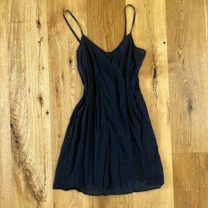 Women’s Black Mini Slip Dress